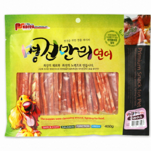 피에스코리아 명견만리 연어 슬라이스 400g (1개)
