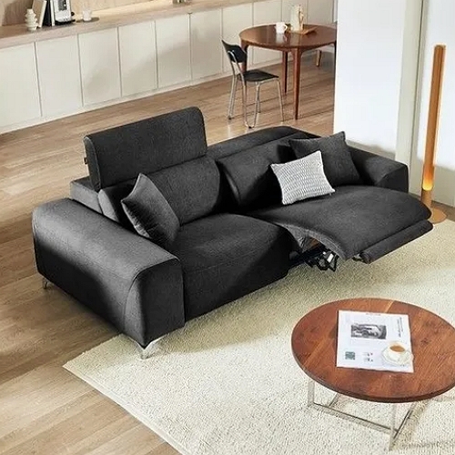  자코모 말리부 기능성 젠위브 패브릭 리클라이너 3인용 [스툴별도]