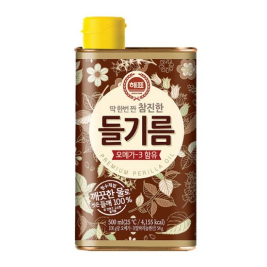 참진한들기름 500ml