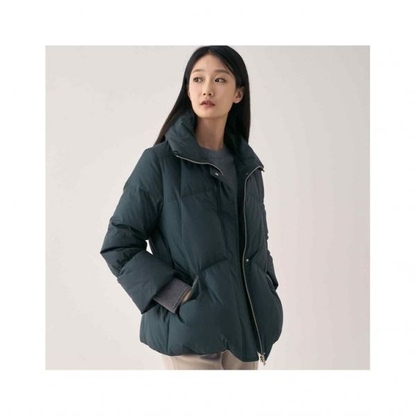 지센 만두카라 덕다운 코쿤 숏 점퍼 LCDWNA22_DE 588487_이미지