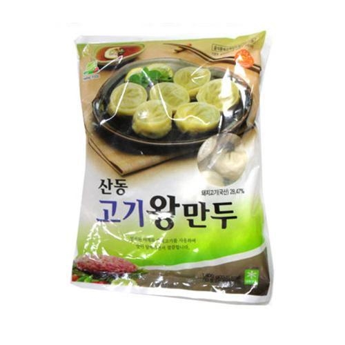 나래식품 산동 고기 왕만두 1.4kg (6개)_이미지