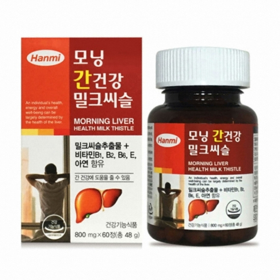 한미헬스케어 모닝 간건강 밀크씨슬 60정 (3개)_이미지