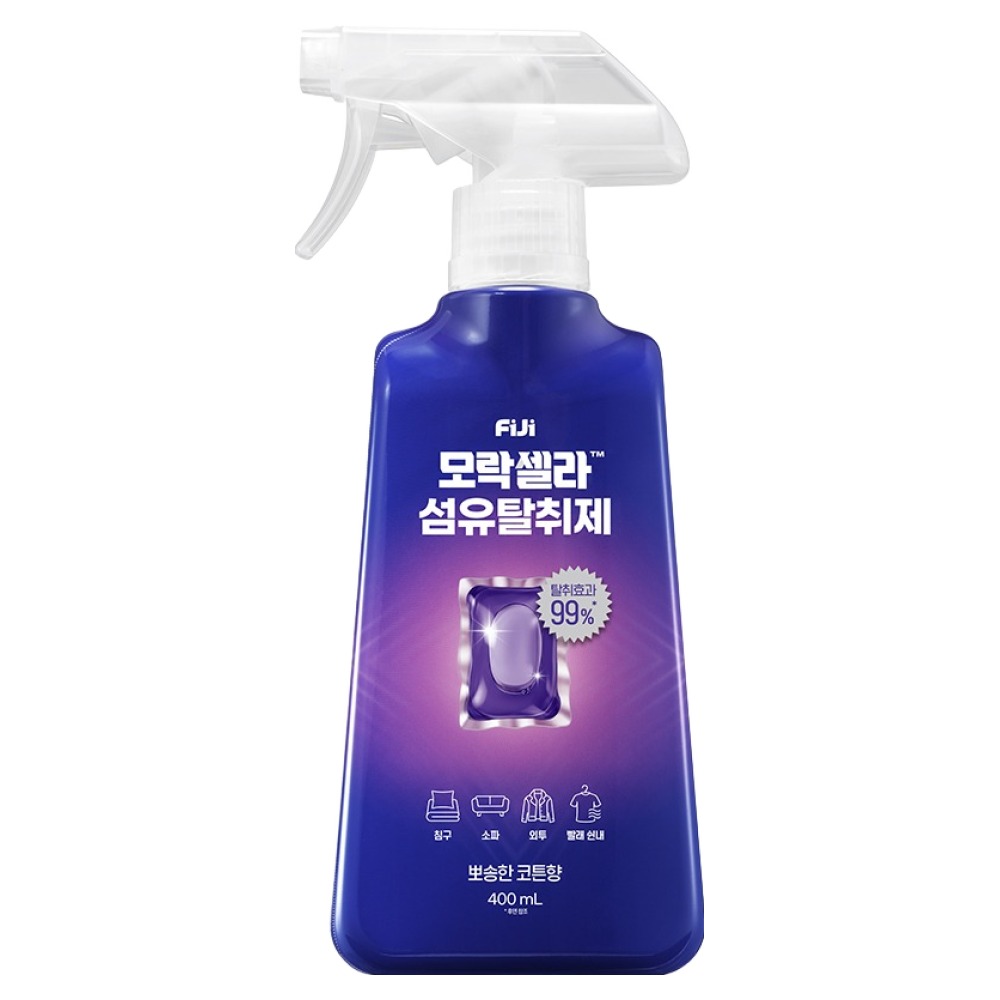 모락셀라 섬유탈취제 뽀송한 코튼향 400ml