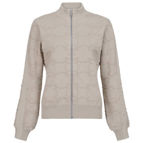 세인트앤드류스 부클 모노그램 패턴 집업 가디건 821D1SD101 (BG, 베이지)_이미지