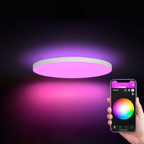 필립스 LED hue 화이트&컬러 앰비언스 다츄라 라운드 원형등 69W_이미지