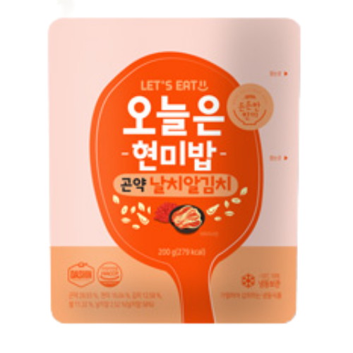 퍼니엠 다신샵 오늘은 현미밥 곤약 날치알김치 200g (10개)