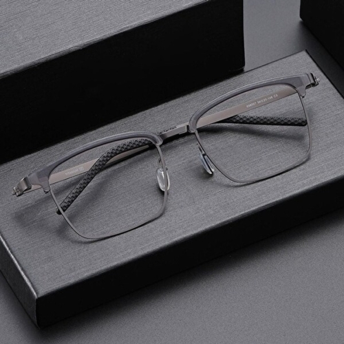 긱시크 무테 반무테 뿔테 안경 티타늄 안경테 698007