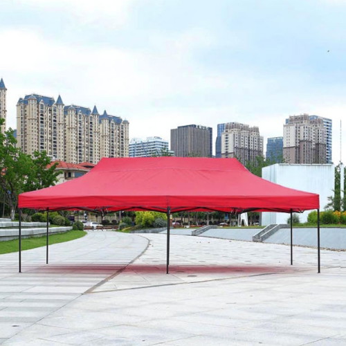 엣모어 행사용 접이식 캐노피 천막 레드 (4mx8m)