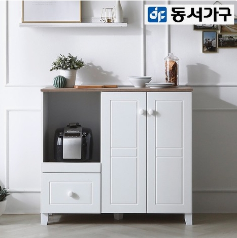 레오 밥솥 주방수납장 1000