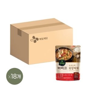 CJ제일제당 비비고 두부듬뿍 된장찌개 460g (18개)