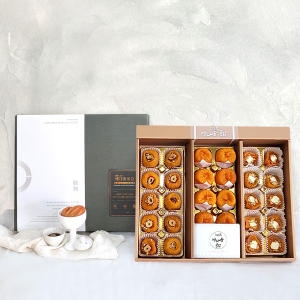 상주 곶감 혼합3호 연말 명절 선물세트 반건시+곶감단지+크림치즈호두말이