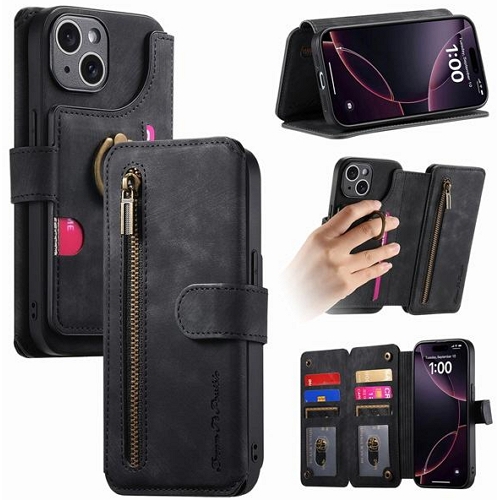 수나르 아이폰XR 가죽 링홀더 거치대 플립 지갑 케이스