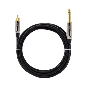 탑라인에이치디 HDTOP RCA to 5.5mm 스테레오 MM <b>메탈</b>블랙 케이블
