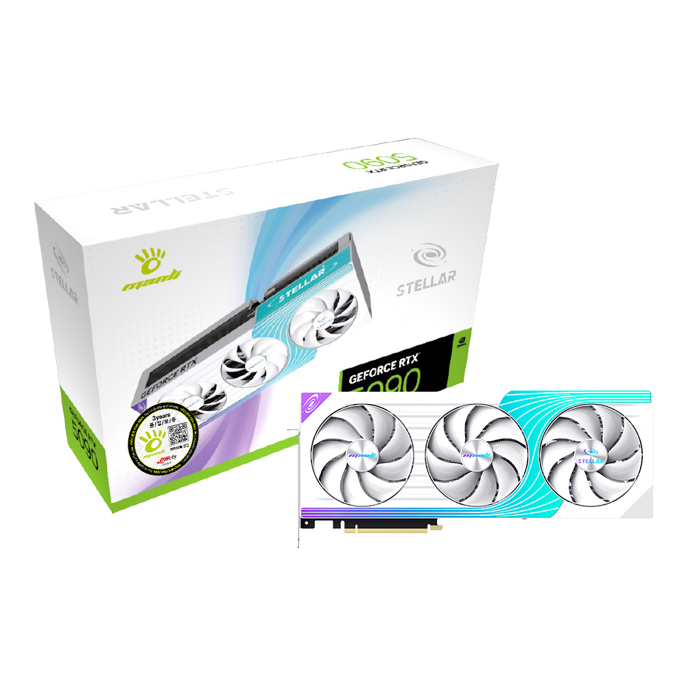 MANLI 지포스 RTX 5090 Stellar OC D7 32GB 대원씨티에스