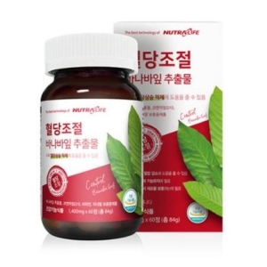 뉴트라라이프 혈당조절 바나바잎 추출물 1000mg 60캡슐 (5개)_이미지