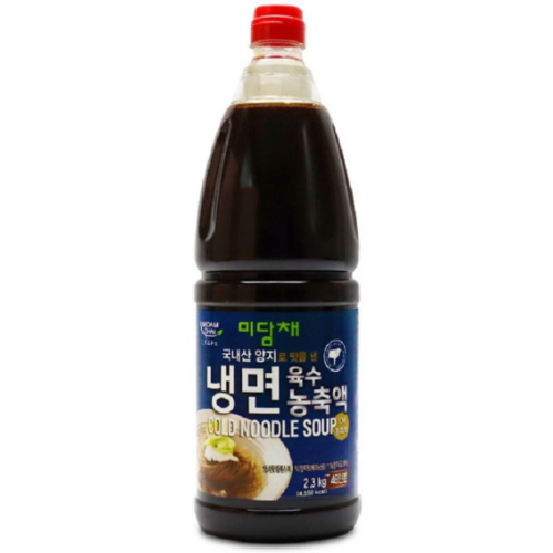  미담채 냉면육수 농축액 2.3kg [2개]