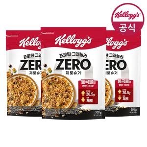 켈로그 프로틴 그래놀라 제로슈거 350g (3개)