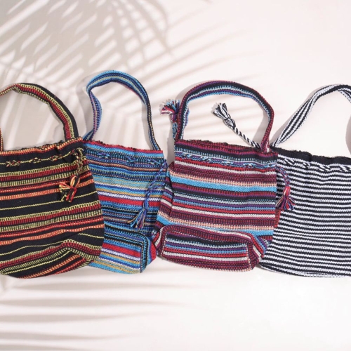 오너클랜 네팔 타일리백 복조리가방 손가방 순면 W9C1F9C_이미지