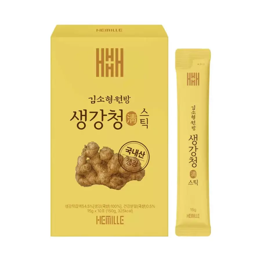 김소형원방 생강청 스틱 15g 10포 (6개)_이미지