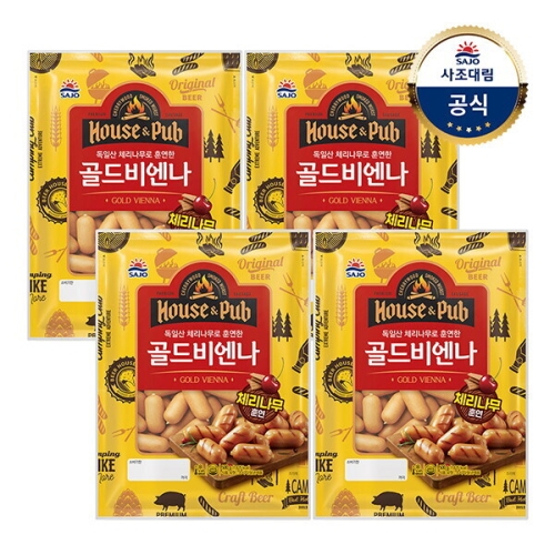 사조대림 골드비엔나 500g (4개)_이미지