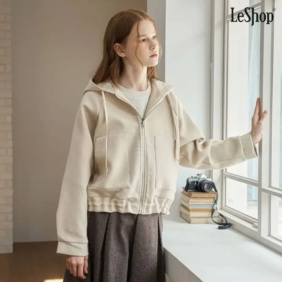 르샵 후드 집업 스트링 긴팔 자켓 DP3JK010A 385025_이미지