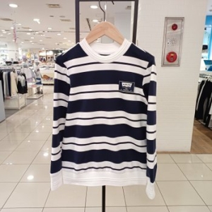 신상 와이드스트라이프풀오버 V233SW366P