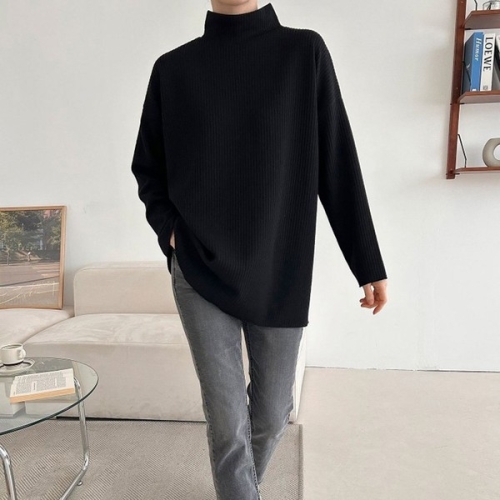 아이우먼 쫀쫀폴라골지긴팔티 LDK696M311 빅사이즈