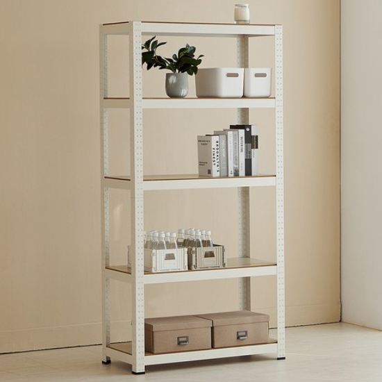 파인콘 트레벨 더블 앵글 조립식 5단 철제선반 900x400 (180cm(높이))