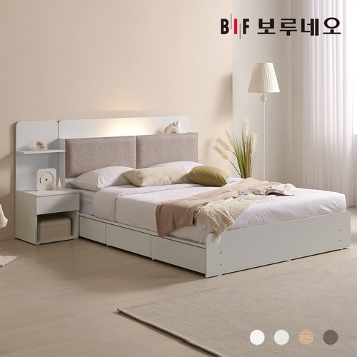 BIF보루네오 리오Po 3서랍 수납 호텔 침대 Q (본넬스프링)