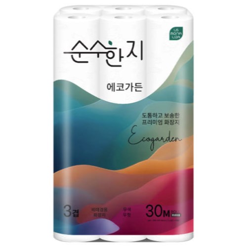 순수한지 에코가든 30m (30롤) (2팩)_이미지