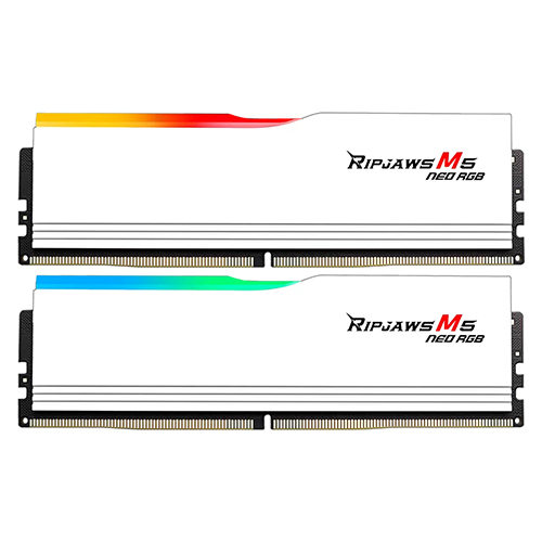 G.SKILL DDR5-6000 CL28 RIPJAWS M5 NEO RGB 화이트 패키지 (64GB(32Gx2))