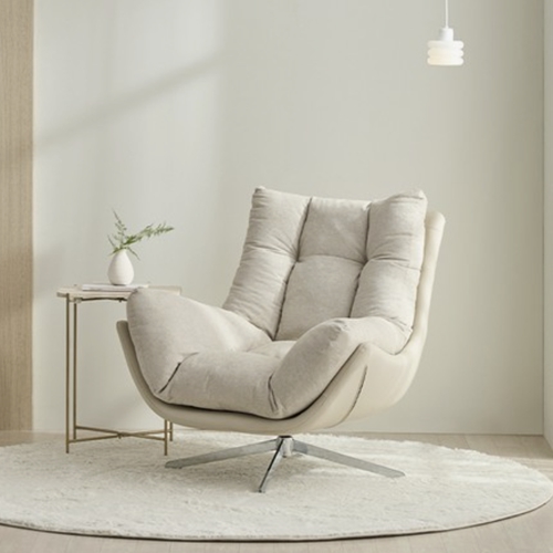 삼익가구 스너즐 기능성 패브릭 360도 회전 소파 1인용 (스툴별도)_이미지