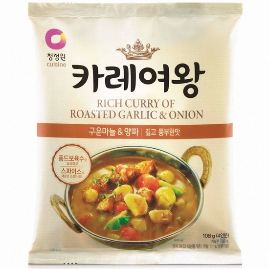 카레여왕 구운마늘&양파 108g