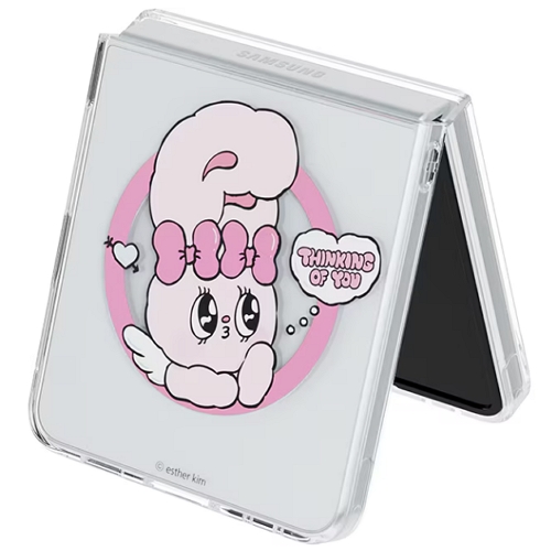 엑스플러스 갤럭시Z 플립7 에스더버니 띵킹오브유 버라이어티 마그넷 케이스
