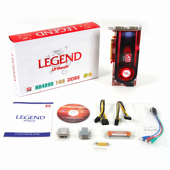 유니텍전자 LEGEND 라데온 HD 4890 D5 1GB_이미지