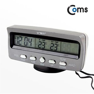 Coms 차량용 시계 달력 온도계