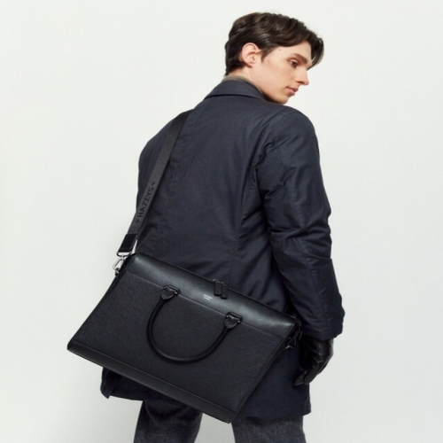 헤지스 ACC 스테디셀러 블랙 소가죽 서류가방 WUBA5E990BK_이미지