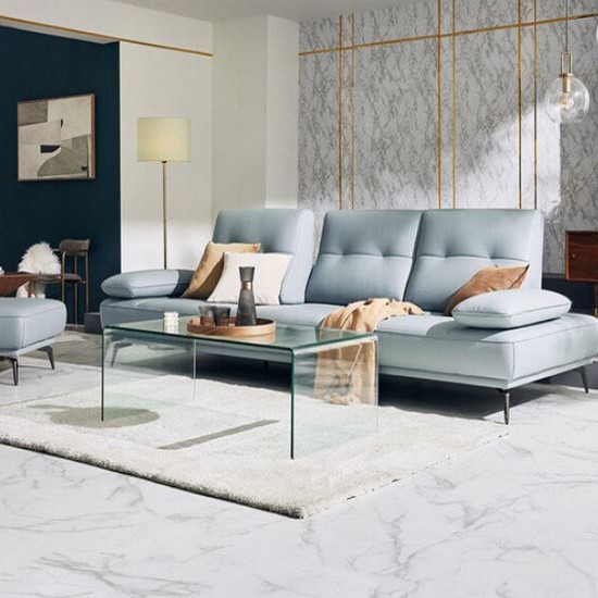 자코모 라파 스윙 기능성 럭스 이태리 천연통가죽 소파 4인용 (스툴포함)_이미지