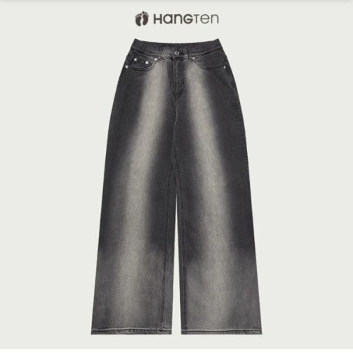 행텐 여성히든밴딩샌드브러쉬슈퍼와이드데님팬츠 10510-155-208-10CC
