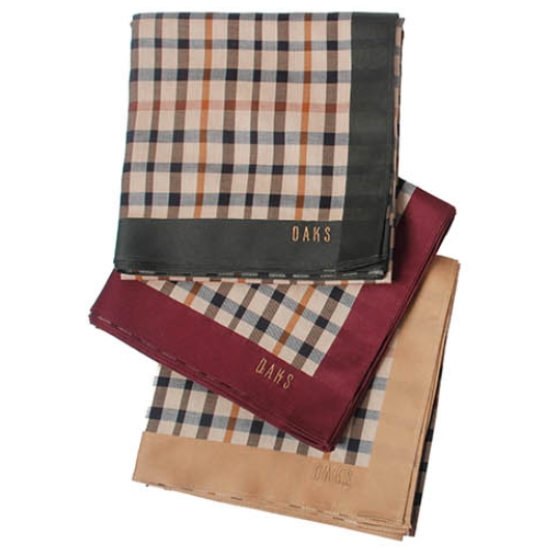 닥스 기본 체크 면대손수건 DLI4001