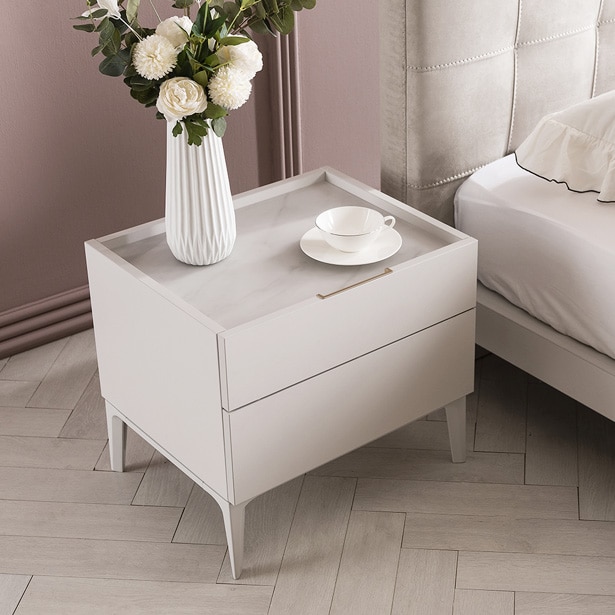 리바트 블랑쉬 협탁 500 (사틴유리포함)