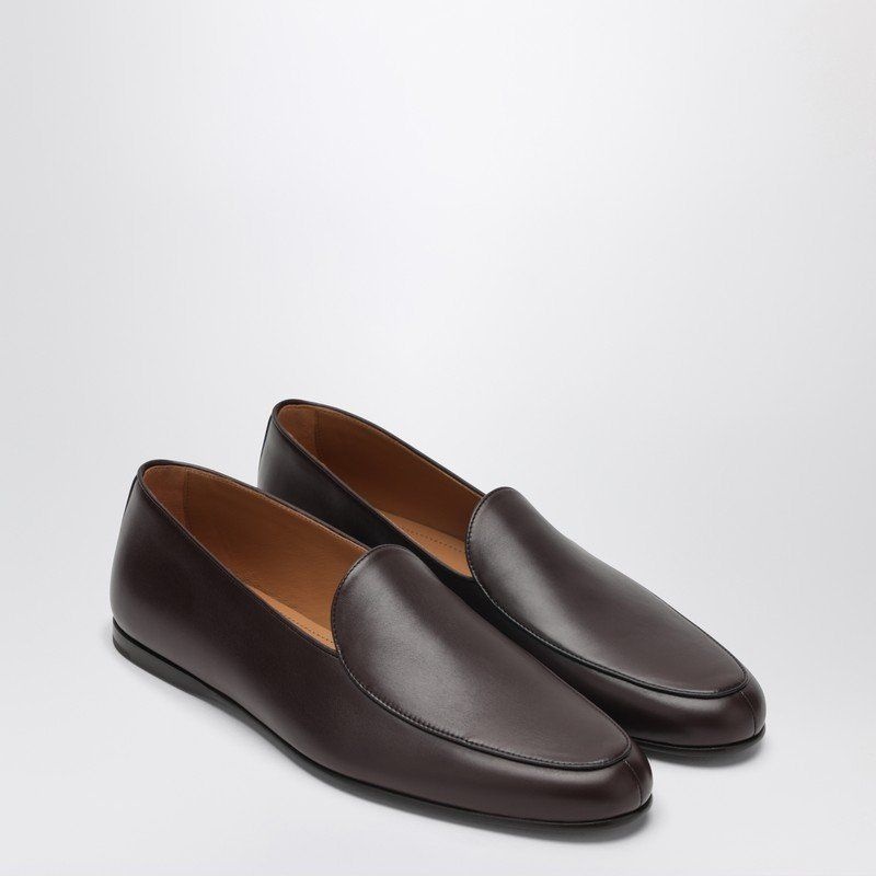 로로피아나 로로 피아나 안톤 워크 로퍼 인 COFFEECOLORED 레더 FAQ5605LE-H15Z B0051947882_이미지