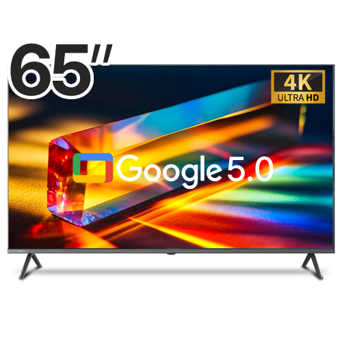 창홍  스마트TV 4K U65M9 120Hz 구글 5.0 안드로이드 14 (스탠드)
