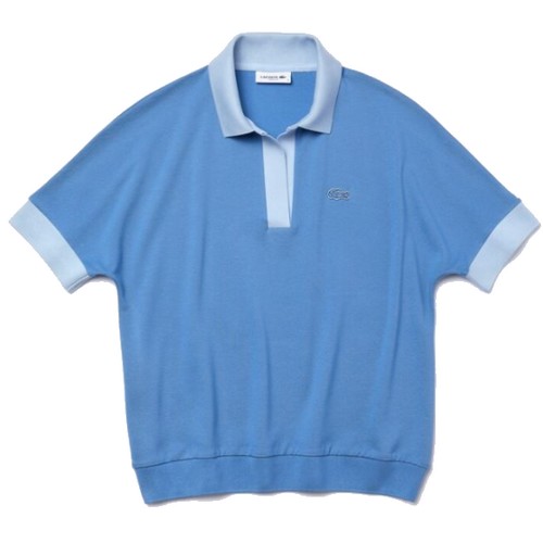 라코스테 카라 배색 폴로 PF1241-51G (NFG, 인디고블루)_이미지