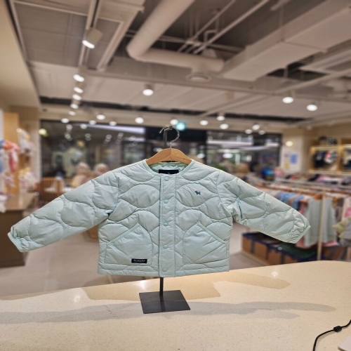 블루독 MN 크림 B라이트다운점퍼 2517511402