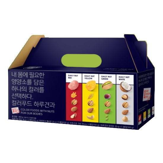썬넛트 하루견과 컬러푸드 4종 20개입 세트 400g (2개)