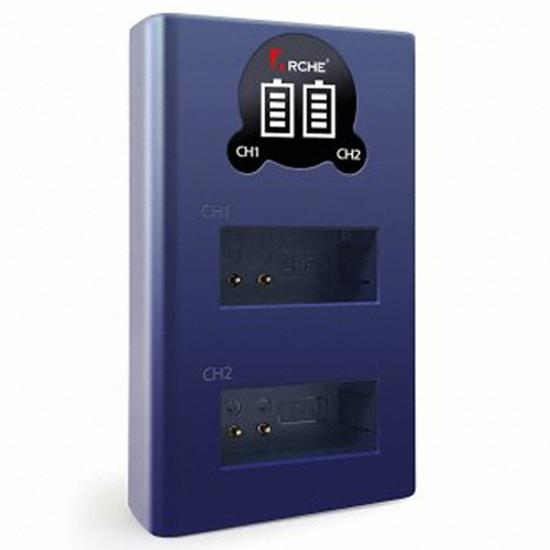 Arche 캐논 LP-E12 호환 LCD 듀얼충전기_이미지