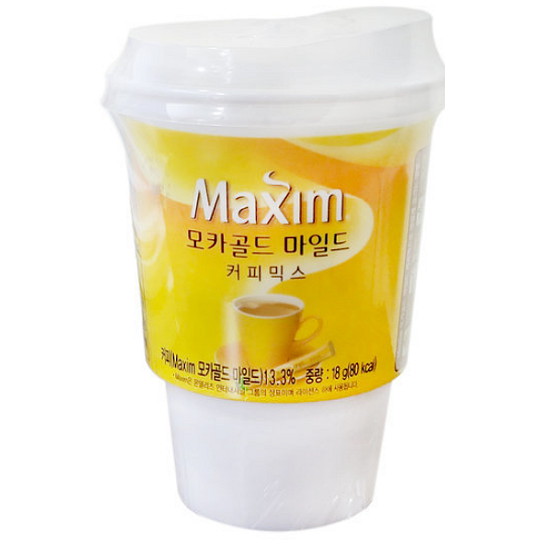 동서식품 맥심 모카골드 마일드 커피믹스 원컵 18g (4개)