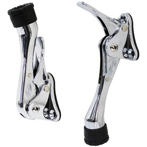 리빙이프 페달식 크롬 고급형 도어스토퍼_이미지