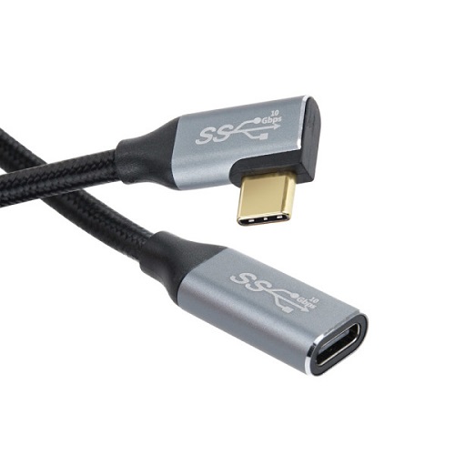 라이트컴 COMS USB 3.1 Type C 꺾임 연장 케이블 IH327